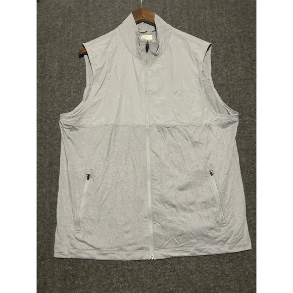 Vuori Mens Sunday Element Vest Size XL gray 4 Way Stretch V286 performance - Picture 2 of 8